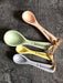 pastel measuring spoons
