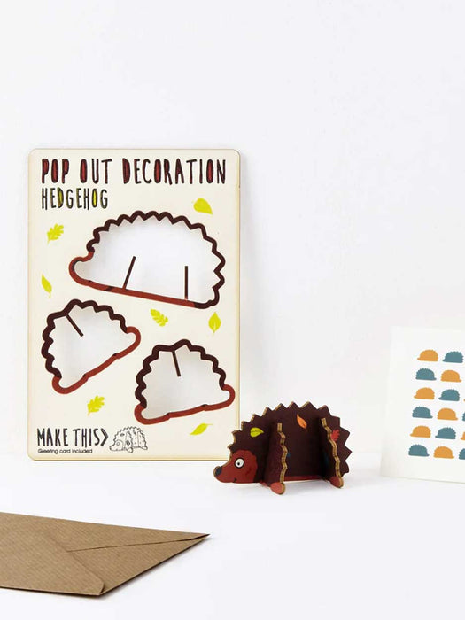 Pop-Out Card - Hedgehog Greeting Card Pop Out Card Co 