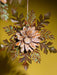 metal flower hanging decoration