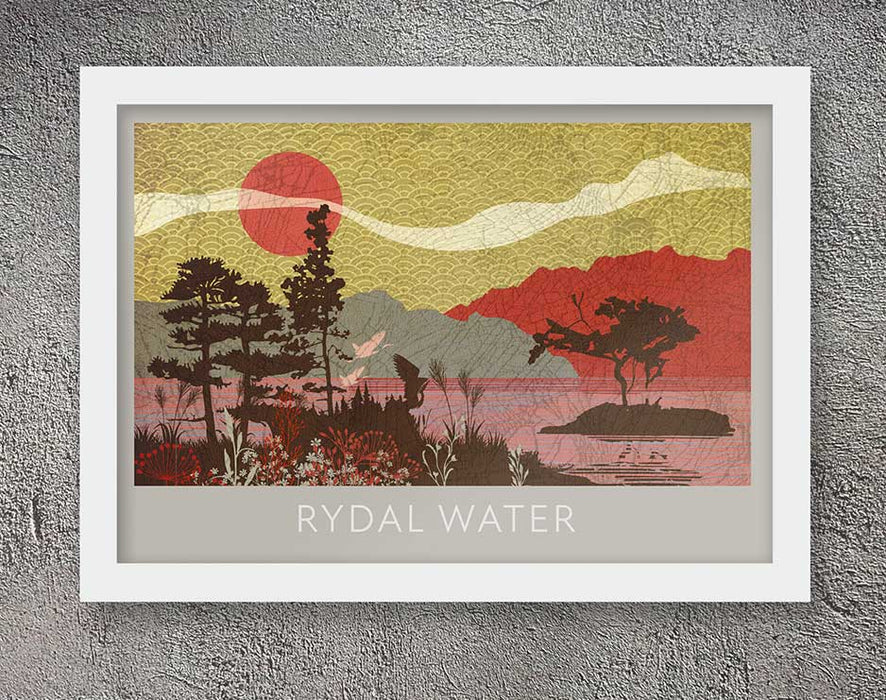 rydal water poster print