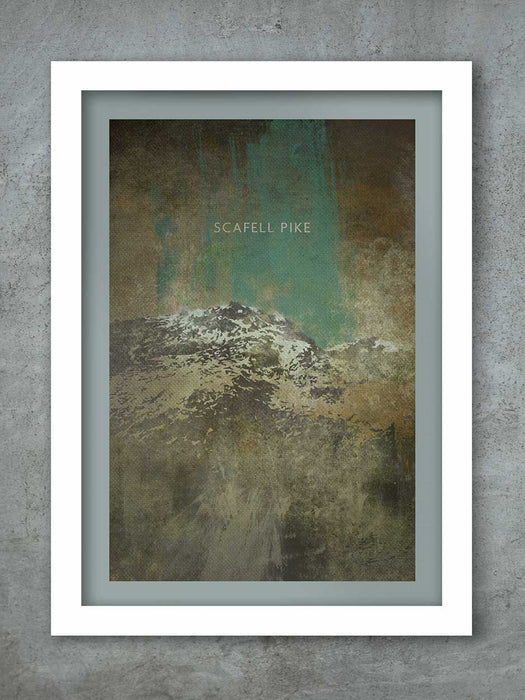 scafell pike poster print