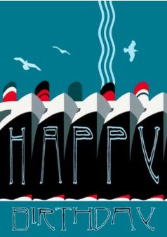 ships happy birthday card