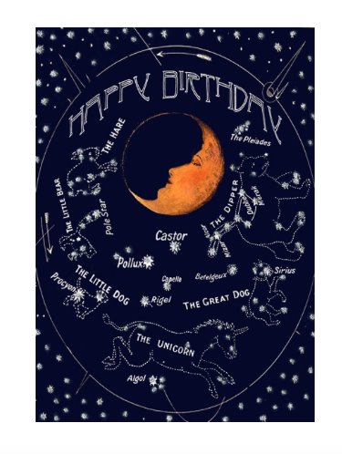Sleeping Moon Glitter - Blank Greeting Card card The Northern Line 