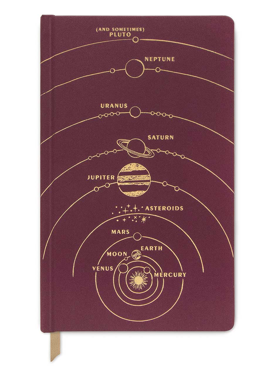 Solar System Luxury Notebook — The Northern Line