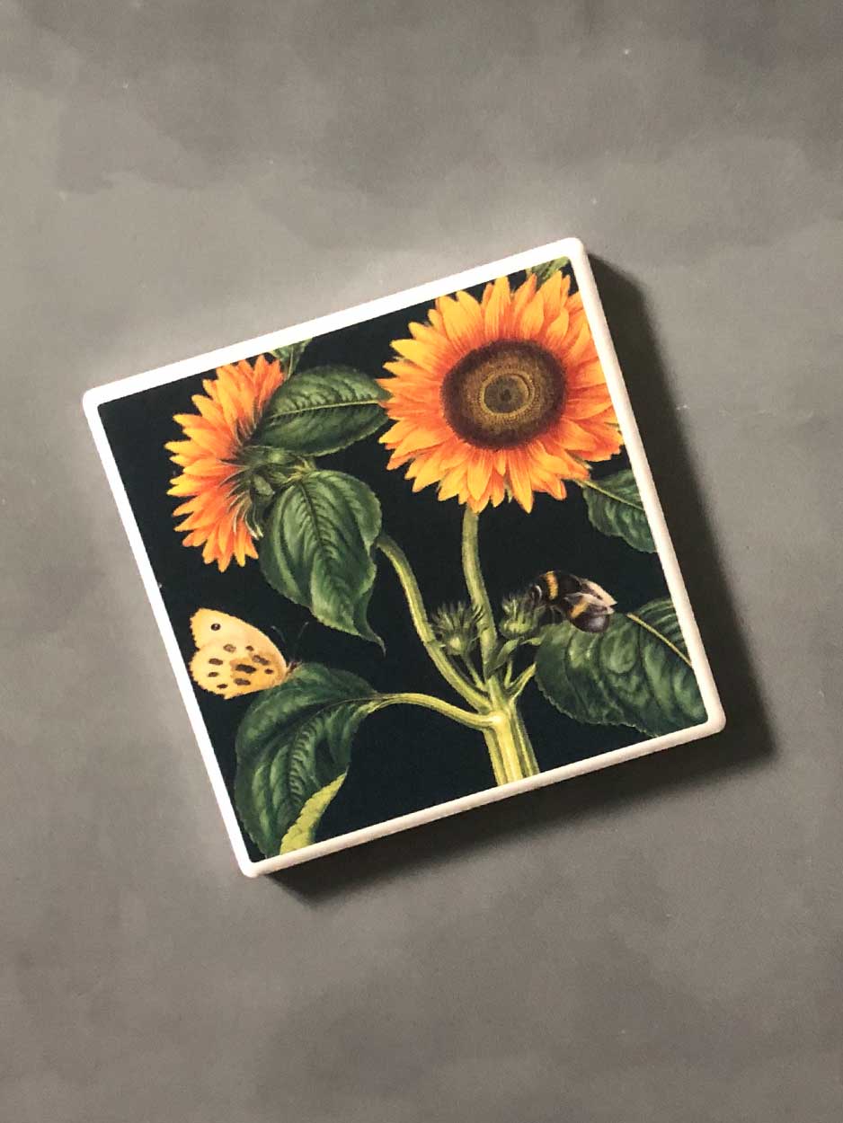 sunflower coaster