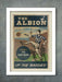 west brom retro style football poster