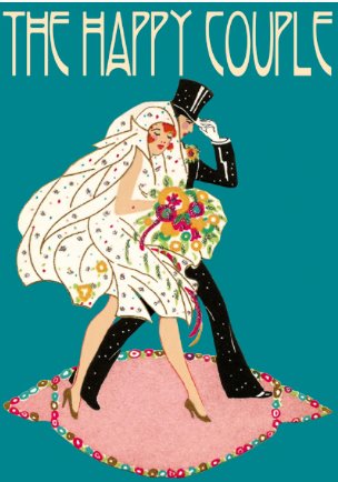 The Happy Couple - Wedding Day Card card The Northern Line 