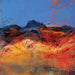 The Langdale Pikes abstract poster