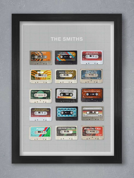 The Smiths cassette tape retro style print