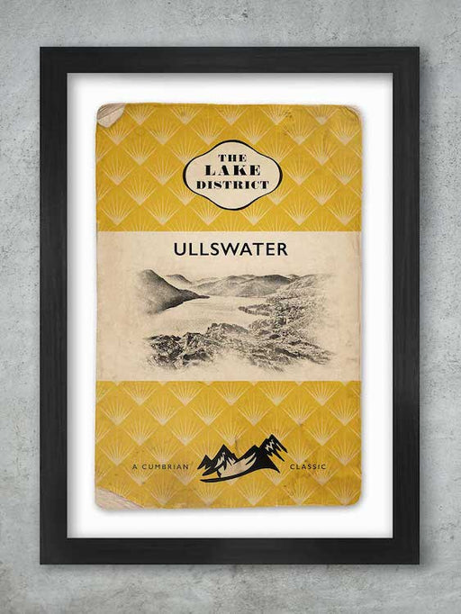 Ullswater retro style book jacket print