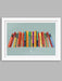 ulverston landmarks and famous people poster print. Book spine style