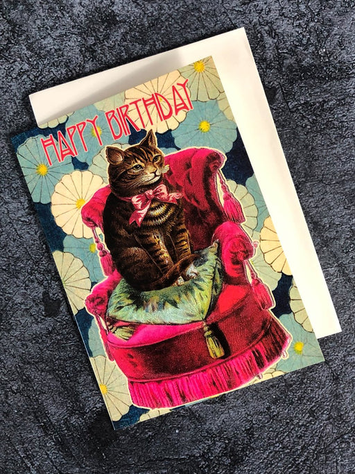 Vintage Cat Greetings Card card The Northern Line 