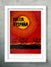 red cycling poster of vuelta a espana spanish cycling