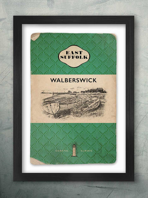 Walberswick book cover styled print