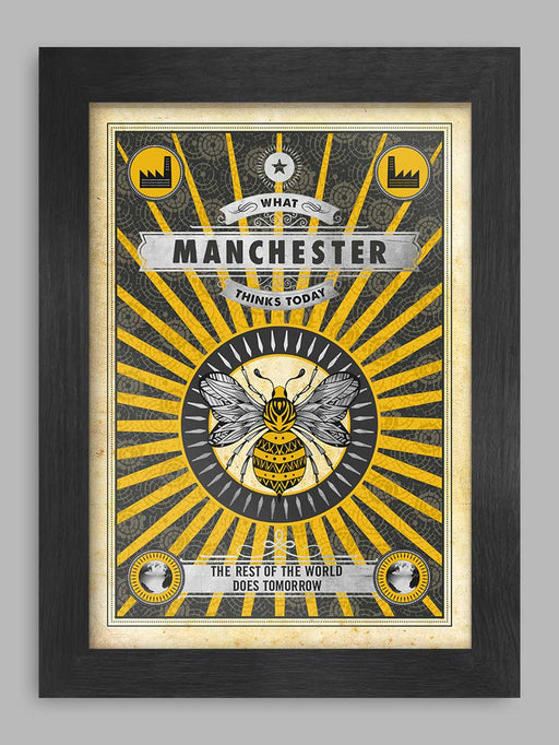 Manchester bee poster