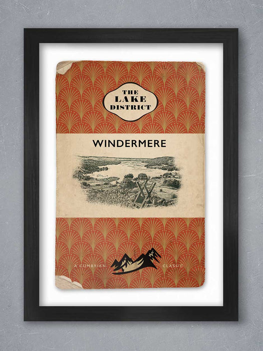 Windermere retro vintage style poster