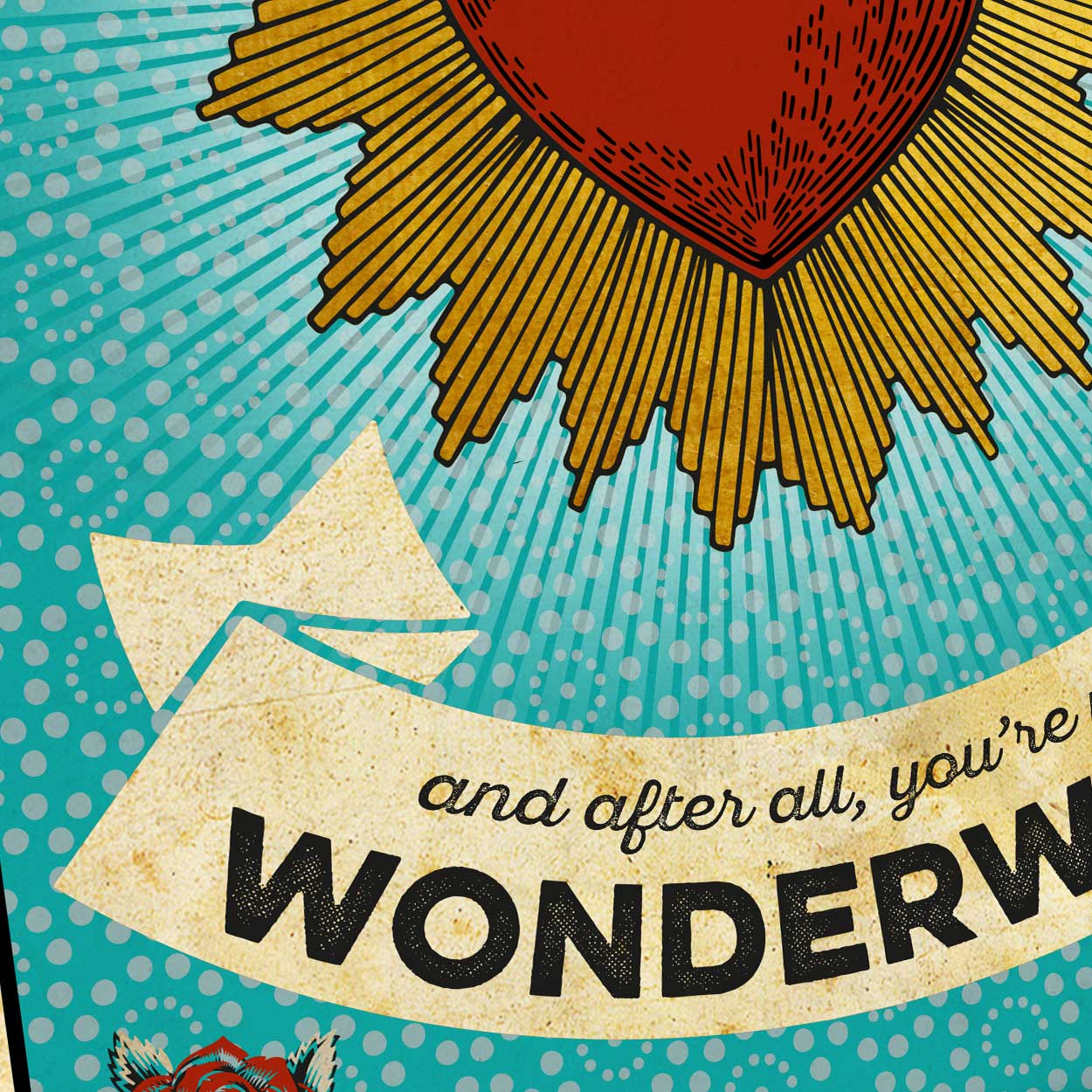 Wonderwall Oasis Poster Print. Posters The Northern Line 