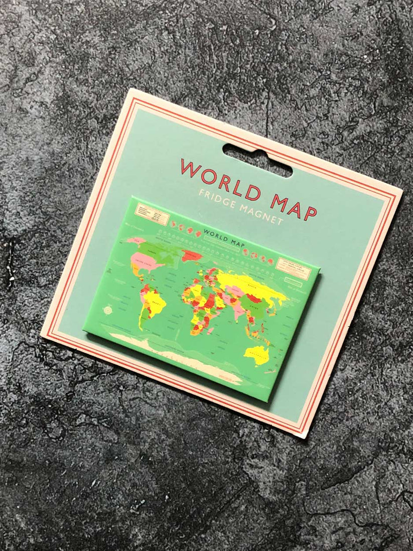 World Map Fridge Magnet – The Northern Line