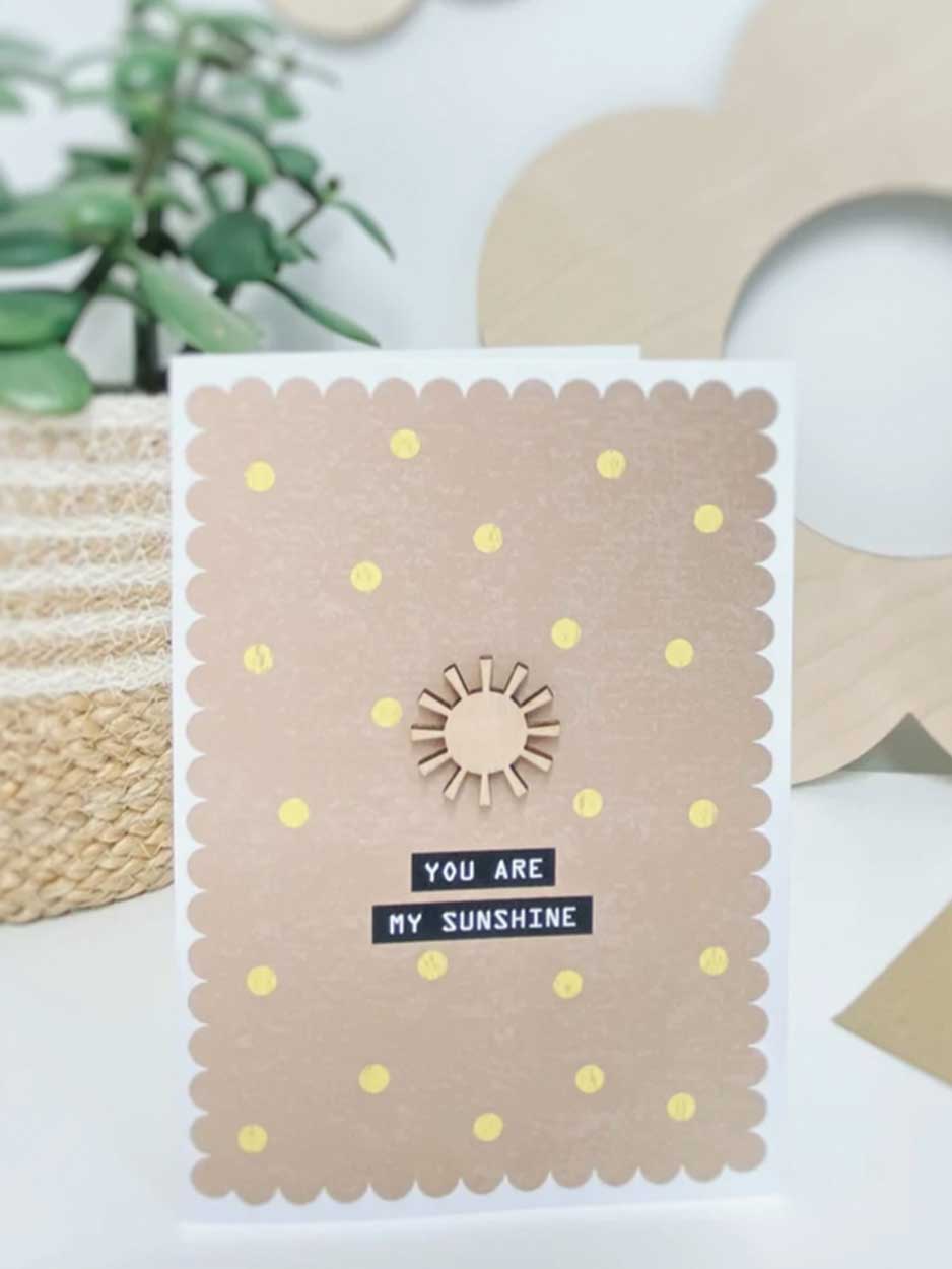 you are my sunshine card